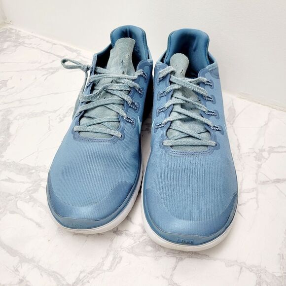 Nike Blue & White Running Shoes Size: 9.5 US - Picture 2 of 10